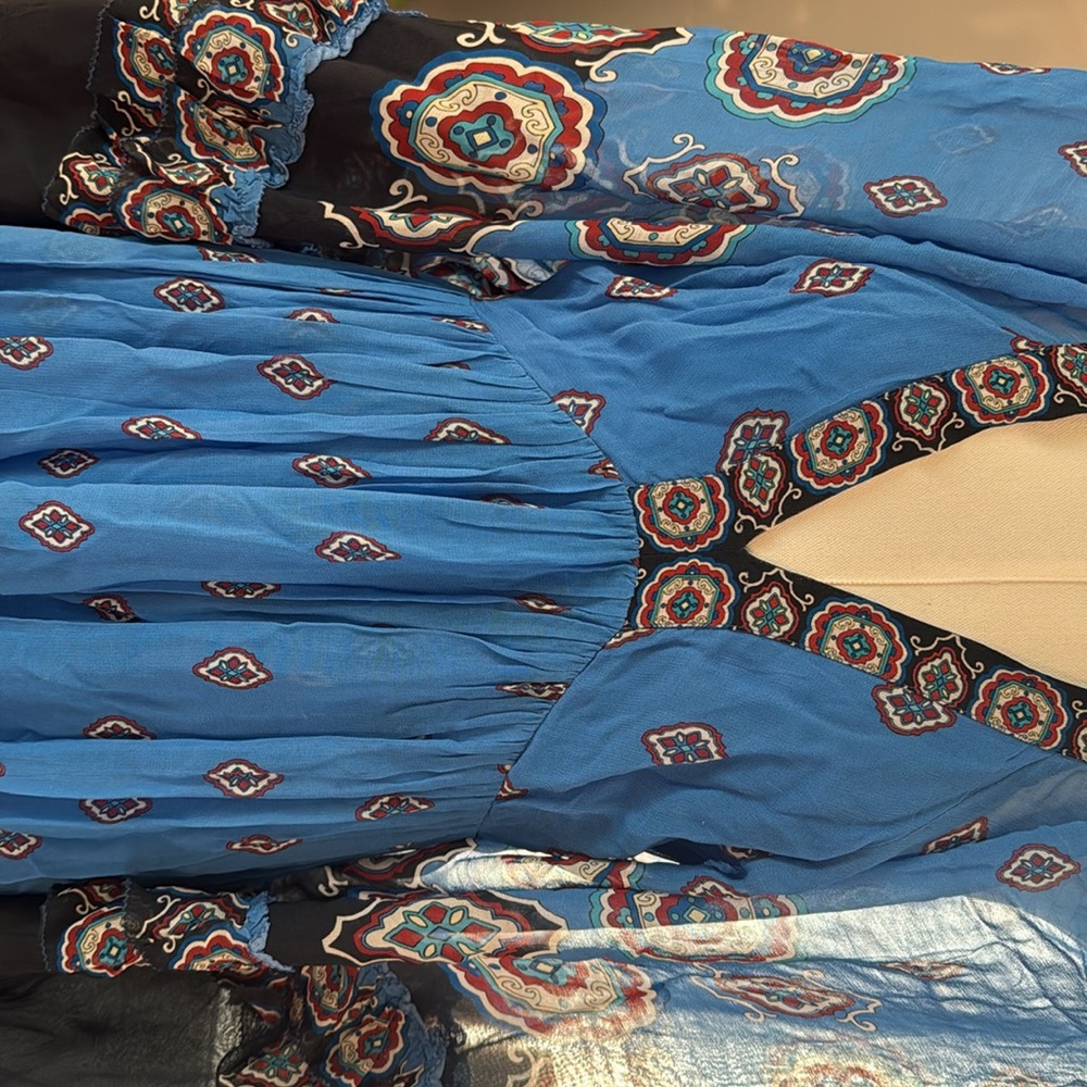 FARM Rio Blue Maxi Dress - Picture 13 of 16